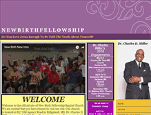 Tablet Screenshot of newbirthfbc.com